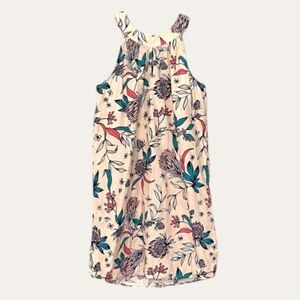 Rachel Ashwell Blush Floral Linen Shift Midi Dress 🌷🌼